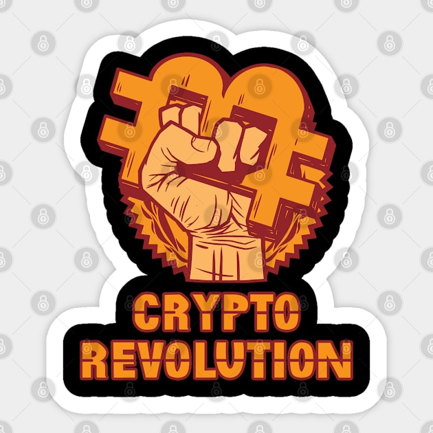 Bitcoin - Cryptocurrency - Blockchain - Investment Sticker by FlashDesigns01